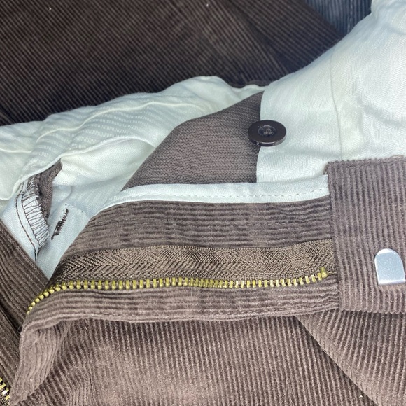 adjust a band expandable corduroy pants trousers Size 36 Gray & Brown (2 Pairs) - Picture 15 of 15